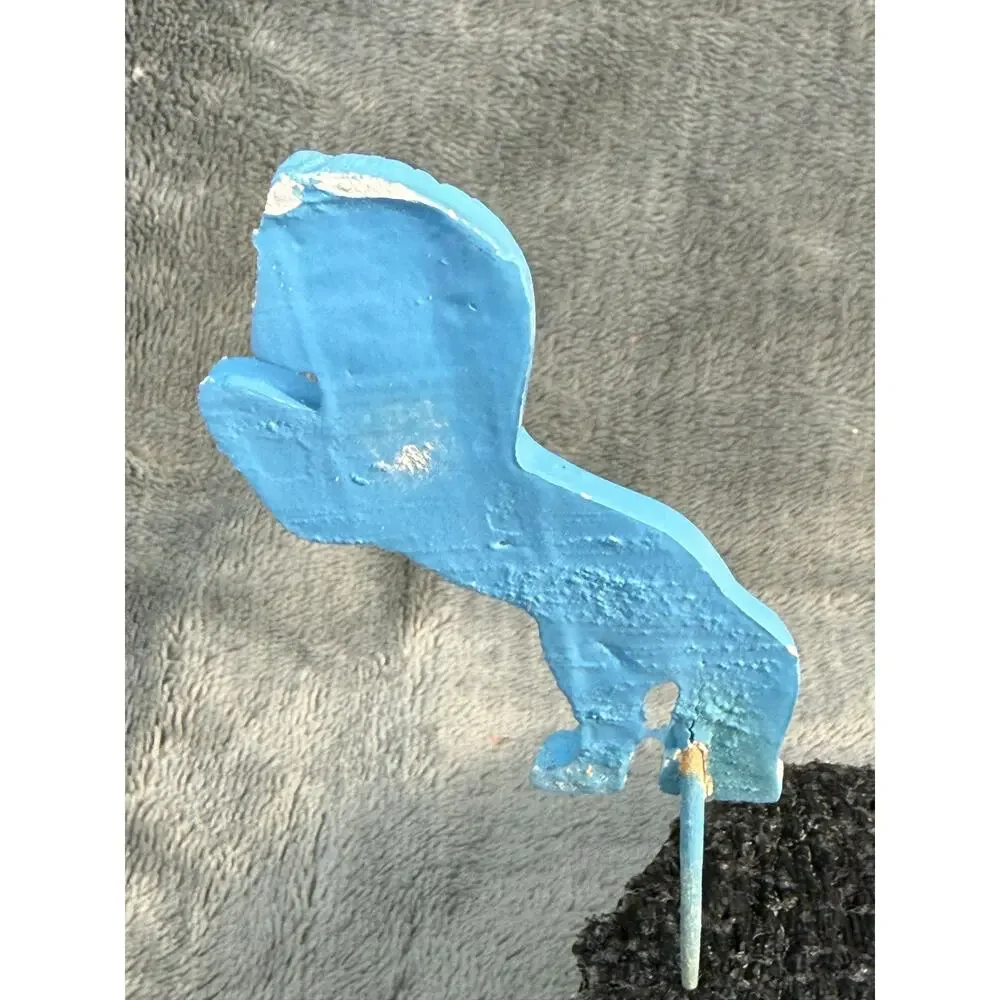 Vintage Plaster Circus Animal Cake Picks Toppers Lot 7 Horse Bear Elephant 1940s